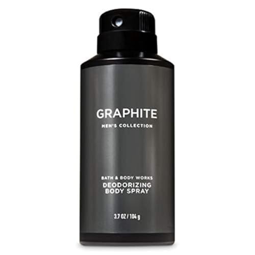 Bath & Body Works Graphite Men's Deodorizing Body Spray, 3.7 Fl Oz