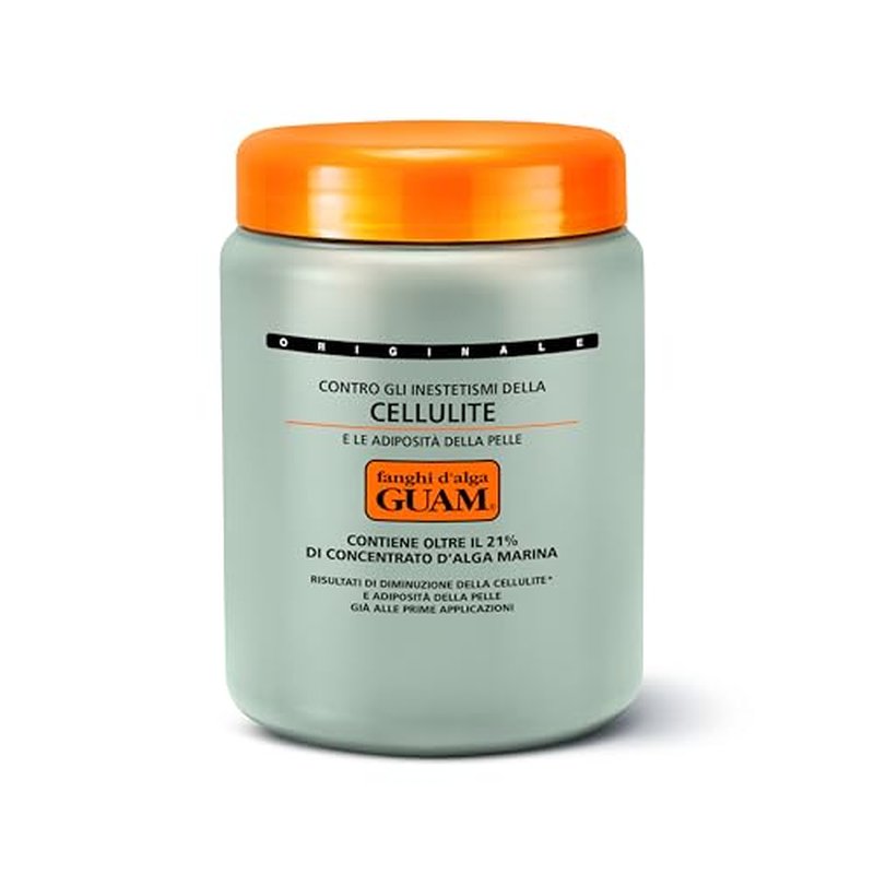 Guam Anti-Cellulite Hot Seaweed Mud ORIGINAL FORMULA | Sculpting Body Wrap To Remove Cellulite, Skin Tightening Treatment For Thighs And Legs, Inches Reduction, 1000 gr
