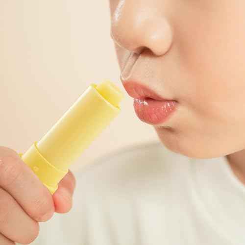 RUNBEN 3 Pack Kids Lip Balm Set Moisturize Baby Lip Balm Toddler Chapped Lips, 24H Deep Moisturizing, Non-toxic & Safe Lips Care