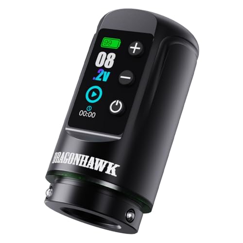 Dragonhawk Tattoo Cordless Battery Power Supply for L3 Tattoo Pen Machine