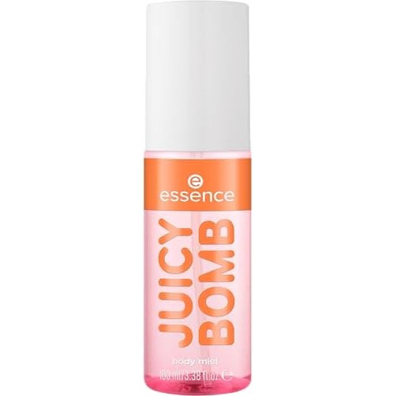 essence | Juicy Bomb Body Mist| Gourmand Caramel with Pistachio & Jasmine | Long-Lasting, Travel-Friendly & Vegan (02 | Caramel Crush)