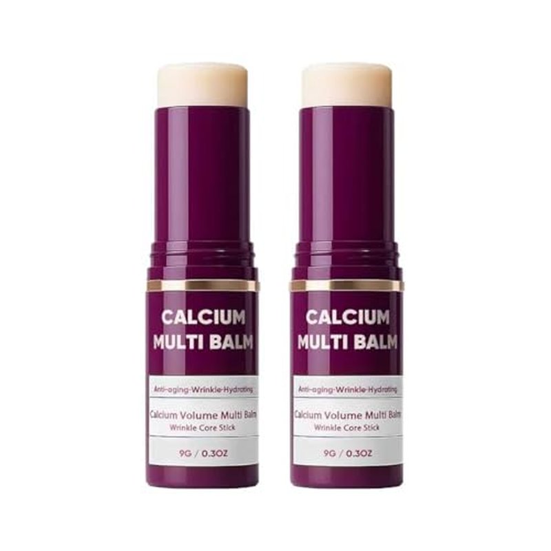 2Pcs Calcium Multi Balm Anti-Aging Face Cream | Calcium Multi Balm for Wrinkles & Sagging Skin | Intensive Repair, Firming & Hydrating Moisturizer for Face, Eyes & Neck