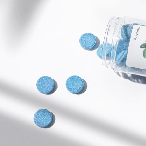 NOVAL Pedicure Supplies Spa Tablets Foot Bath Foot Soak for Softening Skin Care, 100g (Mint)