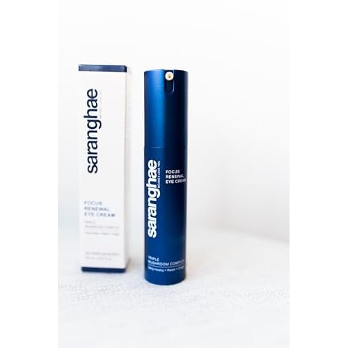 Triple Mushroom Complex: Reishi + Chaga + Sang Hwang Eye Cream - Dark Circle & Puffiness Reduction, Anti-Aging Under Eye Treatment, Minimizing Wrinkles ? 0.67 Ounce by Saranghae