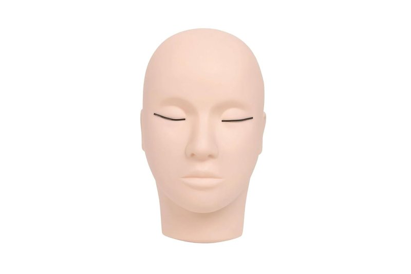 Magnetic Lash Line Doll Head by SoCal Beauty – Professional Lash Mannequin Head for Eyelash Extensions with Adjustable Magnetic Lash Line for Designer Lash Creation