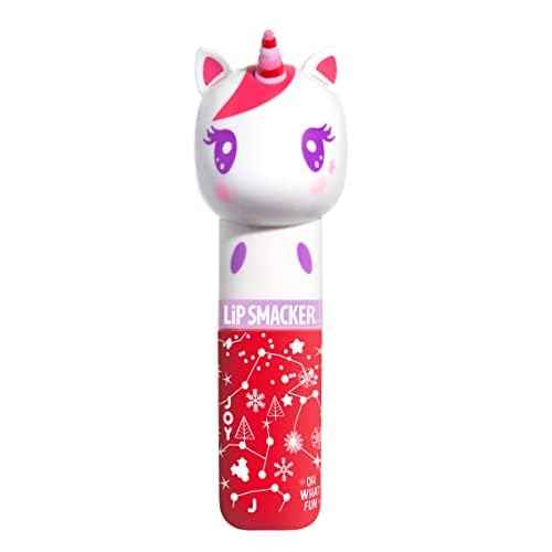 Lip Smacker Lippy Pals Unicorn Holiday, Flavored Moisturizing & Smoothing Soft Shine Lip Balm, Hydrating & Protecting Fun Tasty Flavors, Cruelty-Free & Vegan - Cotton Candy Dream