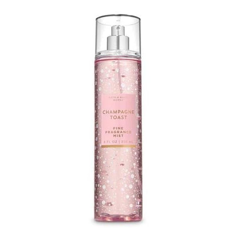 Bath and Body Works - Champagne Toast - 3 pc. Gift Set - Moisturizing Body Wash, Fine Fragrance Mist and Ultra Shea Body Cream - (2019 Edition)