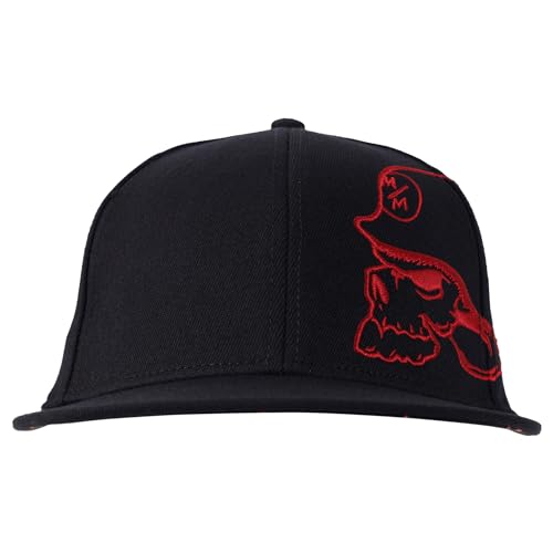 Metal Mulisha Men's MOBBER Flex HAT, Black, Small-Medium