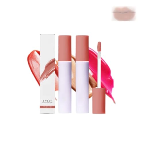 Lips Staining Lip Oil Doesn't Stick, Doesn't Stain and Stays on for 24 hours,Upgrade Waterproof Long Lasting Moisturizing Lip Oil Non-stick to Cup (H)