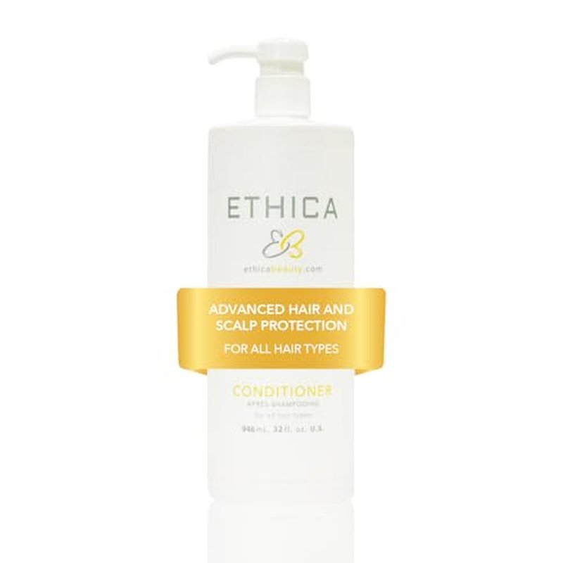 Ethica Beauty Professional Conditioner. Deep Conditioning, Volumizing, & Hydrating. Promotes Strong Healthy Hair, Scalp Health, and Hair Growth, 32 oz