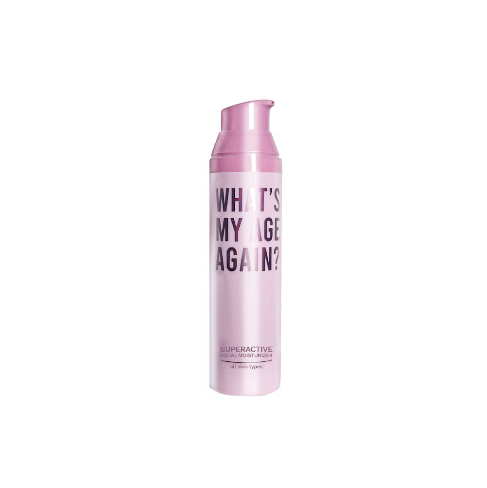 SuperActive Facial Moisturizer - Daily Hydrating Face Cream with Hyaluronic Acid & Niacinamide | Vegan, Cruelty-Free | 60 ml / 2.02 fl. oz.