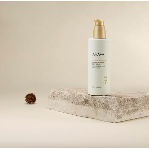 AHAVA Dermud Intensive Body Lotion - Lightweight, Silky Cream based on Patented Leave-On Dead Sea Mud, Combats rough & dry skin, Instantly Softens, Alleviates Irritations & Sensitivity, 8.5 Fl.Oz