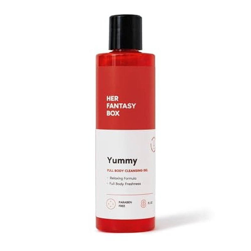 Her Fantasy Box Yummy | Body Wash - Indulgent, Luxurious Body Wash for Deep Cleansing, Moisturizing, and Nourishing Skin - Refreshing Scent for All Skin Types