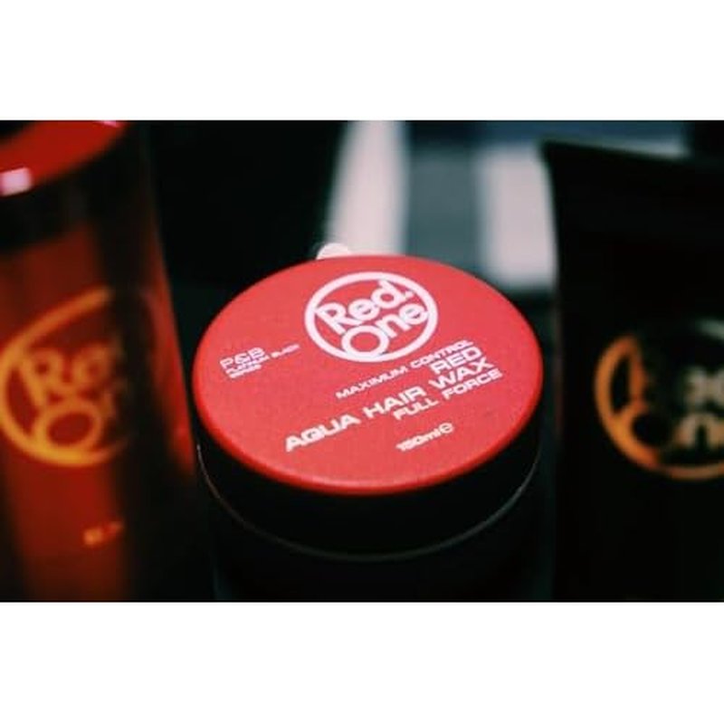 RedOne Aqua Hair Wax Maximum Hold Full Force Hair Gel, 150ml (6 pack) RED