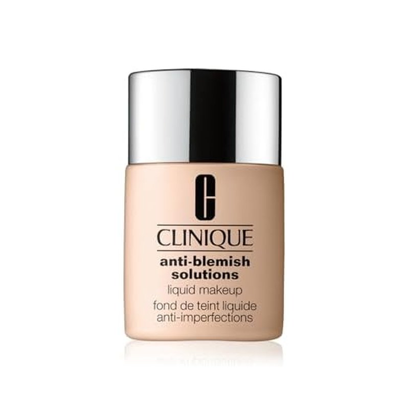 Clinique Acne Solutions Liquid Foundation Makeup With Salicylic Acid For Dry Combination to Oily Skin Types | Medium Coverage, Natural Matte Finish