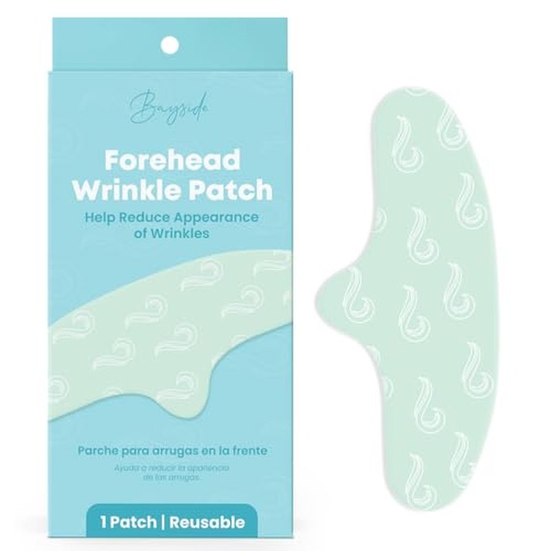 Forehead Wrinkle Patches Reusable | Non-Invasive Wrinkle Treatment for Fine Lines | Works with Face Lift Tape and Eye Patch Kits | Long-Lasting, Gentle Skin Care Solution | Includes Storage Tin