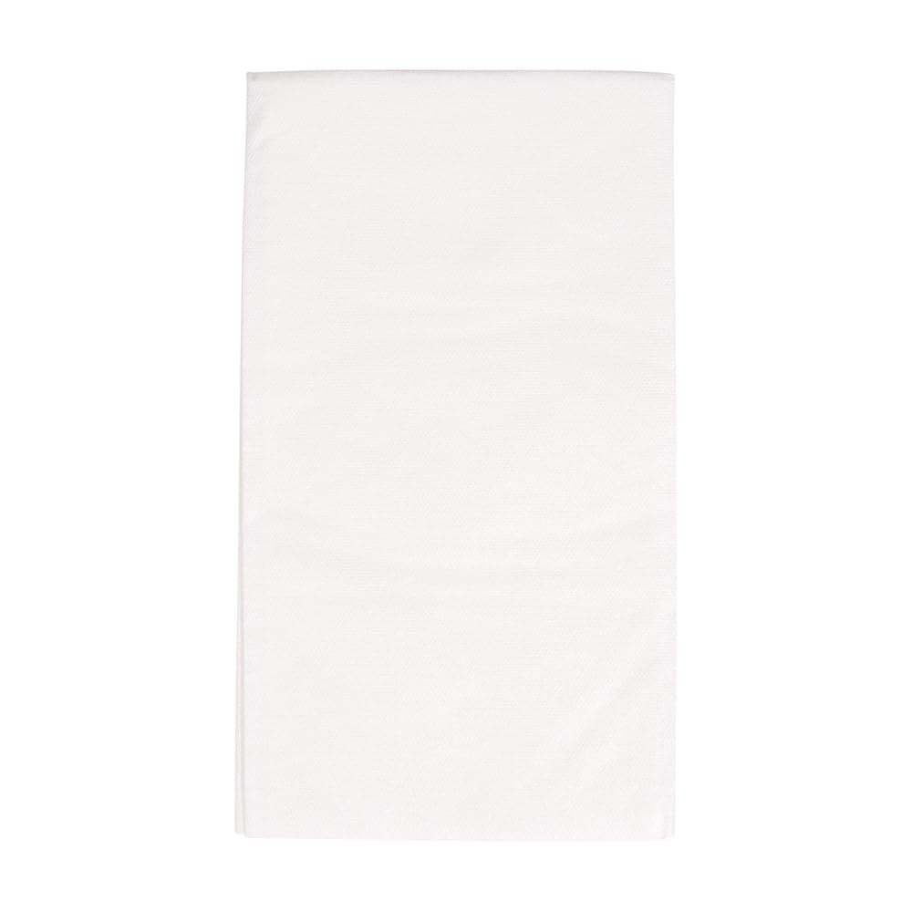 Caspari White Pearl Paper Linen Guest Towel Napkins, 12 Per Package