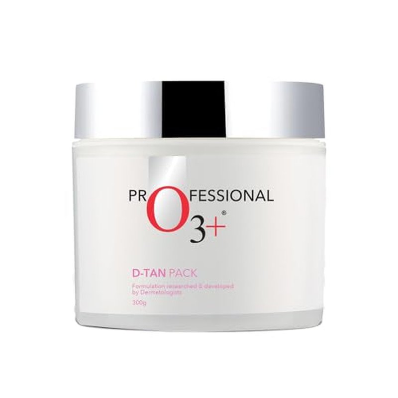 03++ D-TAN Face Pack for Tan Removal, with Lactic Acid, Pea & Mint Extract, All Skin Types, 300g