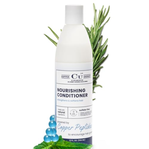 Copper Chemist Anti-Thinning Hair Growth Thickening Conditioner For Men & Women For Dry, Damaged Hair - Fuller & Hydrated - Natural Hydrating Thickener - Dr. Developed Hair, Beauty & Personal Care