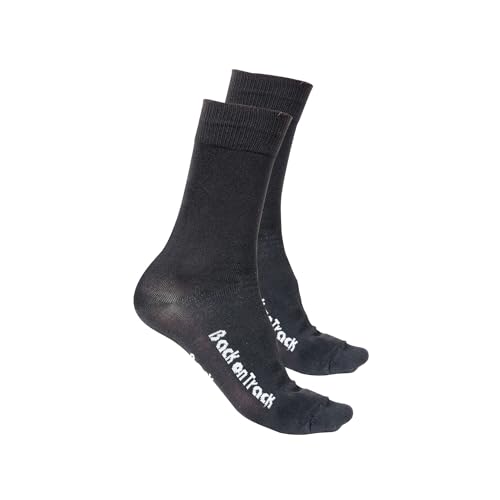 Back on Track Therapeutic Regular Socks - Unisex Adults Breathable Soft Temperature-Regulating Mid-Calf Socks, 1 Pair, S