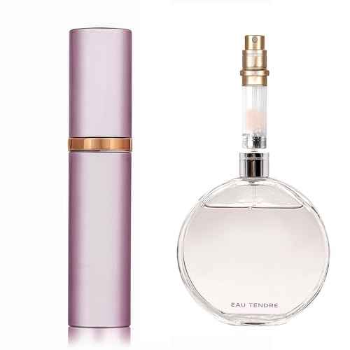 AA01PK Perfume Refillable Bottle 10ml Bottom Refill Portable Purse Atomizer, Cologne Travel Perfume Spray Bottle for Outgoing and Traveling (Pink)