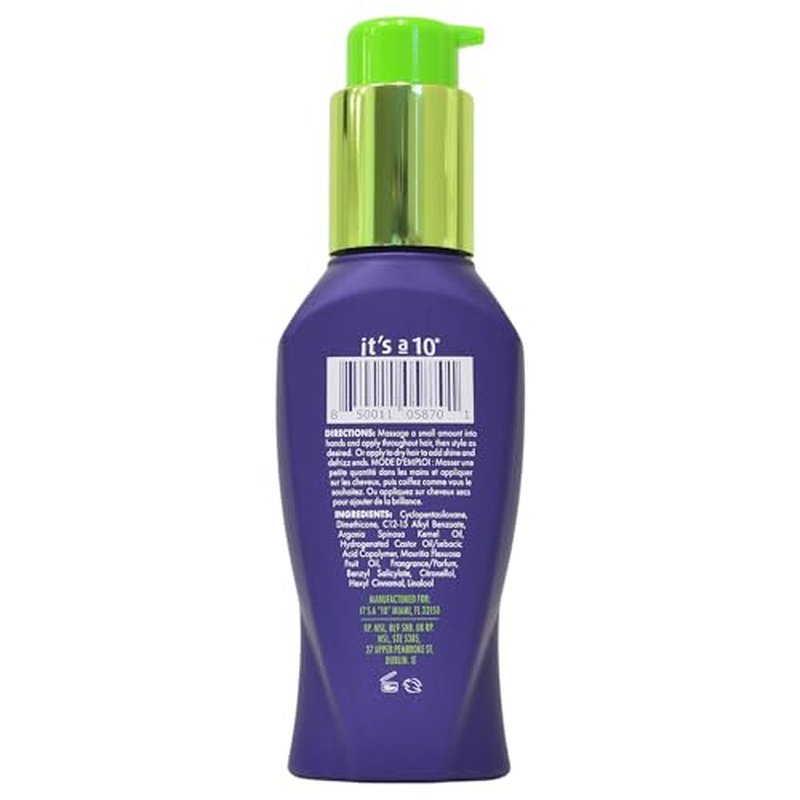 Miracle Styling Serum by Its A 10 for Unisex - 3 oz Serum