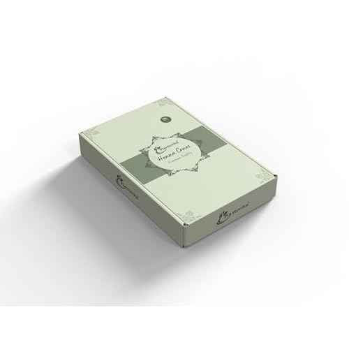 100% Natural and Pure Henna Cone or tube, Ready to use paste for Reddish Brown Hair Color, Long-lasting, No additives, Chemical free, Henna Hair Dye, Spot hair coloring (Pack of 6)