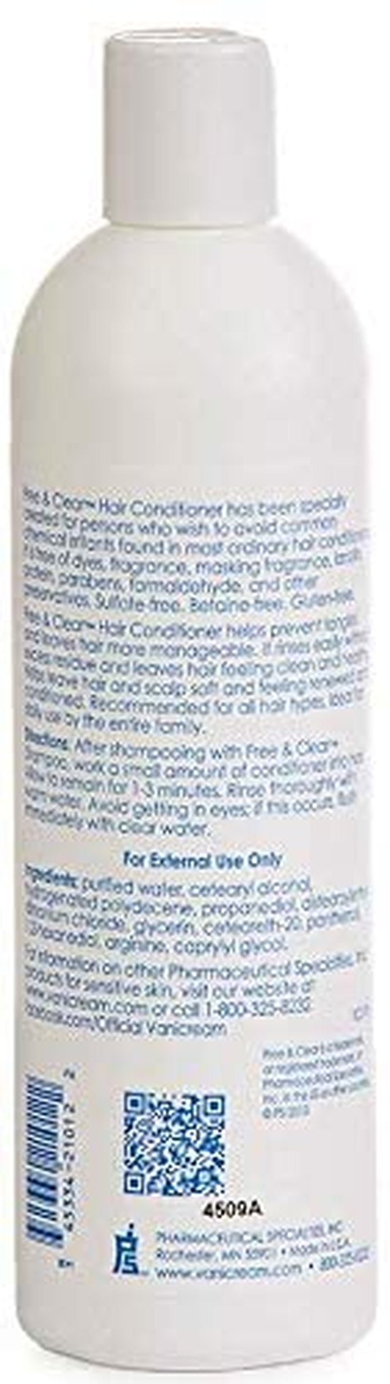 Vanicream Free and Clear Shampoo, Conditioner & Body Wash Set | Fragrance-Free for Sensitive Skin - 12 Ounce