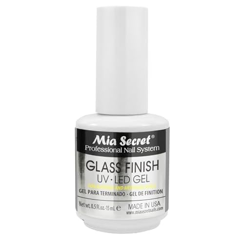 Mia Secret Glass Finish UV-LED Gel 0.5 Fl. oz - 15mL