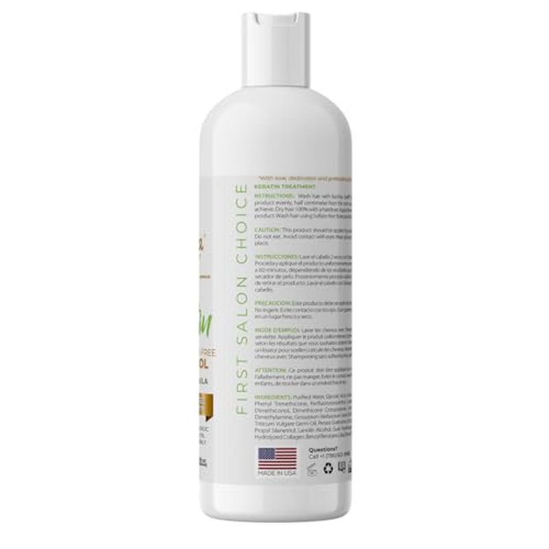 Brazilian Keratin Treatment Formaldehyde Free Kachita Spell Hair Straighteners No Formol Made in USA (32 floz)
