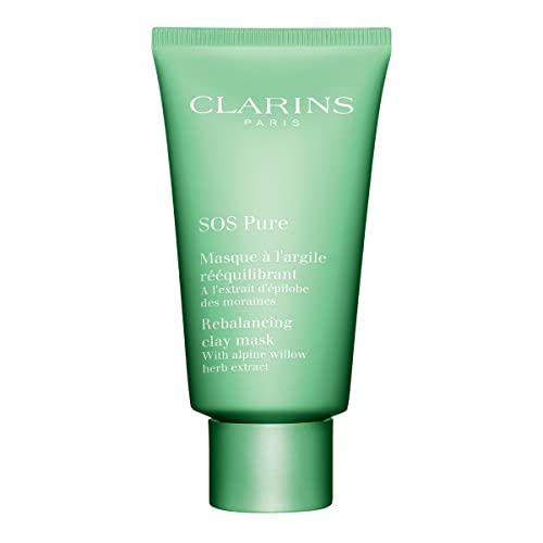 Clarins SOS Pure Rebalancing Clay Mask | Matte, Clean and More Beautiful Skin 10 Minutes After Application* | Purifies, Minimizes Shine and Visibly Tightens Pores | Oily To Combination Skin Types