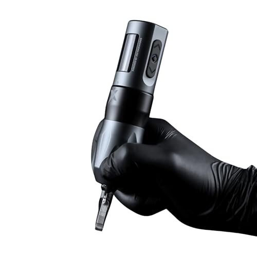 XTREME X Wireless Tattoo Pen Battery- Professional Tattoo Machine with Faulhaber Brushless Motor, 0.96" TFT Display, Adjustable Stroke, 2000mAh Battery - Silent Operation