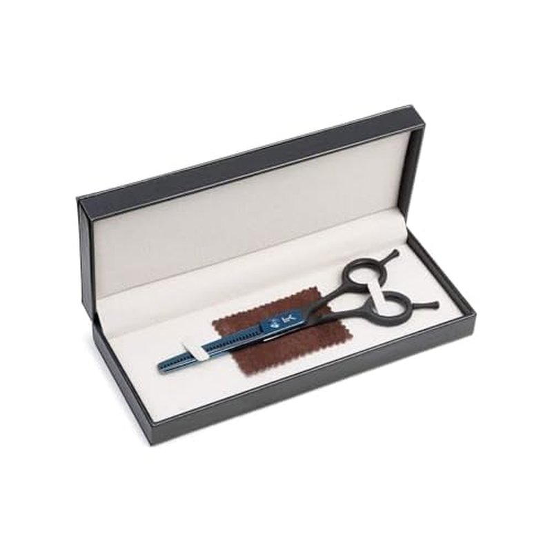 VERY SHARP Blue Cobalt 6 inch Thinning Scissors Shears 30 teeth with 35% Cut Ratio