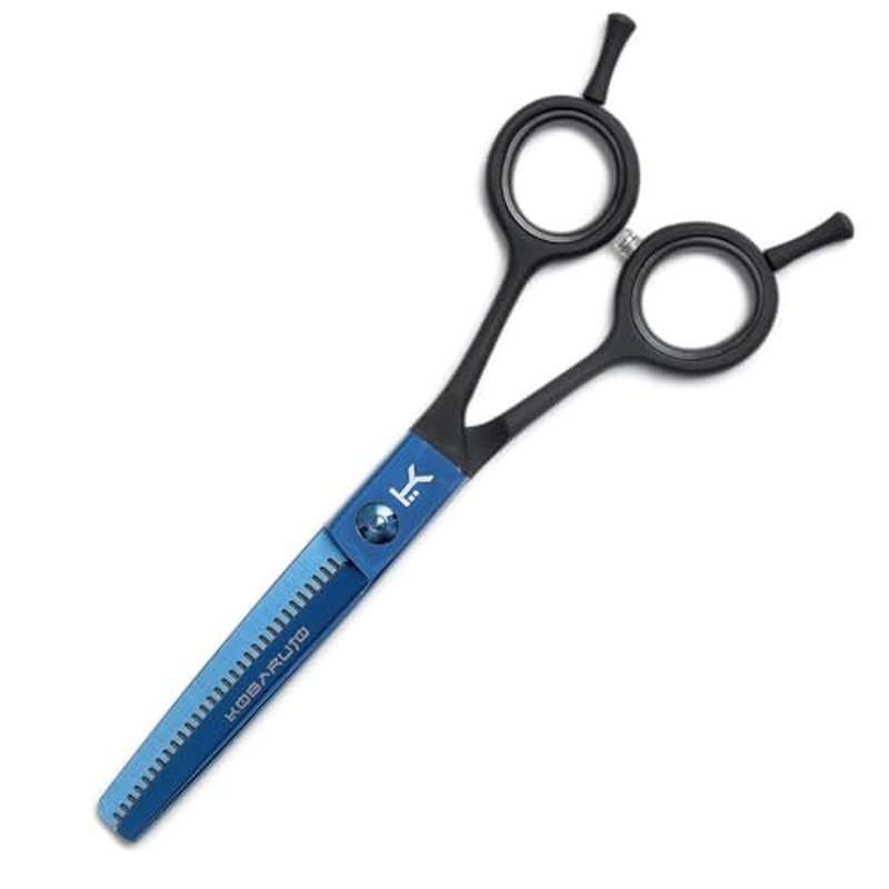 VERY SHARP Blue Cobalt 6 inch Thinning Scissors Shears 30 teeth with 35% Cut Ratio