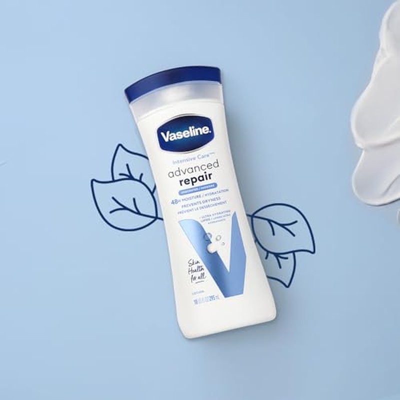 Vaseline Intensive Care Advanced Repair Fragrance Free Body Lotion 2-Pack 10 oz each