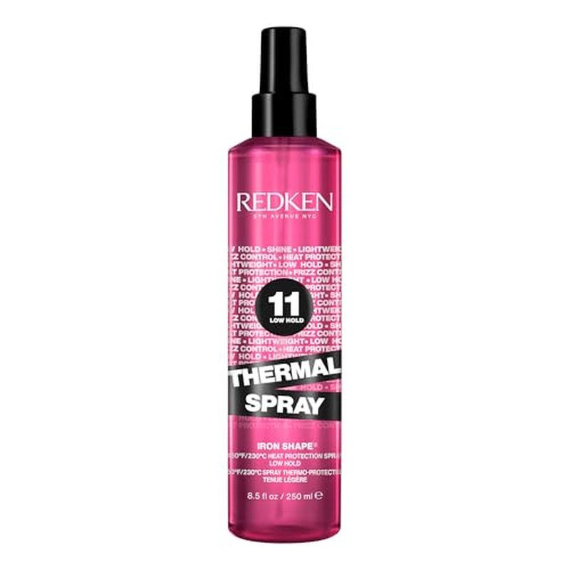 Redken Thermal Spray 11 Low Hold For All Hair Types - Provides a Smooth, Silky & Frizz-Free Blow-Dry Finish while Protecting Against Heat Damage