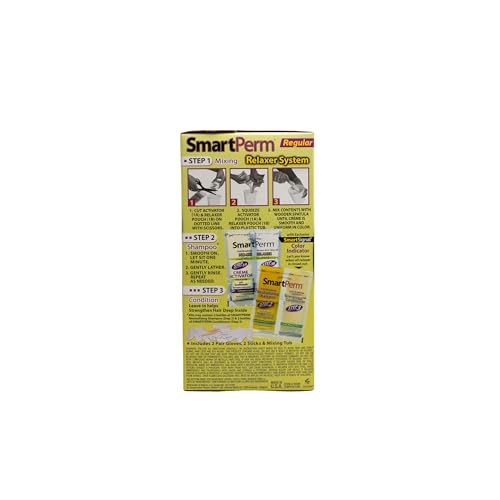 Smart Perm No-Lye Kit 4 Touch Up [Regular] (Pack of 3)