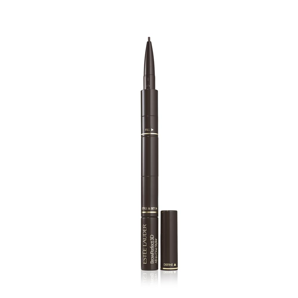 Estée Lauder BrowPerfect 3D All-In-One Styler with Eyebrow Gel, Pencil & Powder plus Spooled Brush, Dark Brunette
