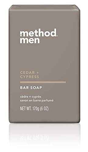 Method Men's - Cedar + Cypress Body Wash 18 Ounce & Cedar + Cyprus Bar Soap - Set of 2