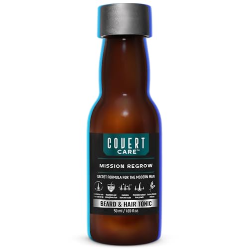 Hair and Beard Thickening Serum for Men ? Lightweight Root Activator for Thinning Hair, Scalp Nourishment for Fuller, Stronger-Looking Hair