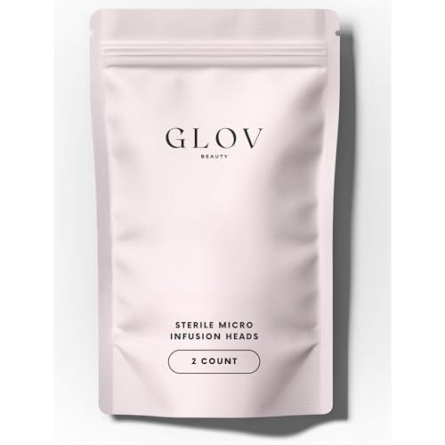 Glov Beauty Replacement Micro Infusion Heads - 0.25mm Cosmetic Stamp Heads, Single Use Beauty Accessories - (2 Count)