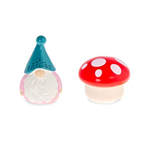 MAD BEAUTY Gnome Matter What Lip Balm Duo 2-Pack, Gnome & Toadstool Lip Balm Pots, Classic Vanilla & Cherry, Moisturize & Hydrate for Soft Fresh Lips, Great Gift, Funny, Cute