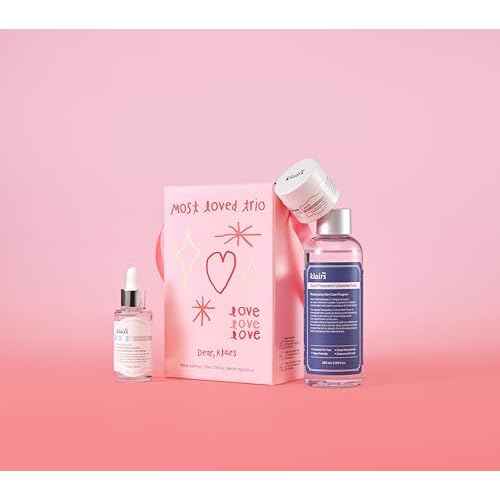 DearKlairs Most Loved Skincare Set - Unscented Toner, Vitamin Serum & E Mask | Korean Glass Skin Routine | Sensitive Skin-Friendly Gift | Hydrating, Revitalizing