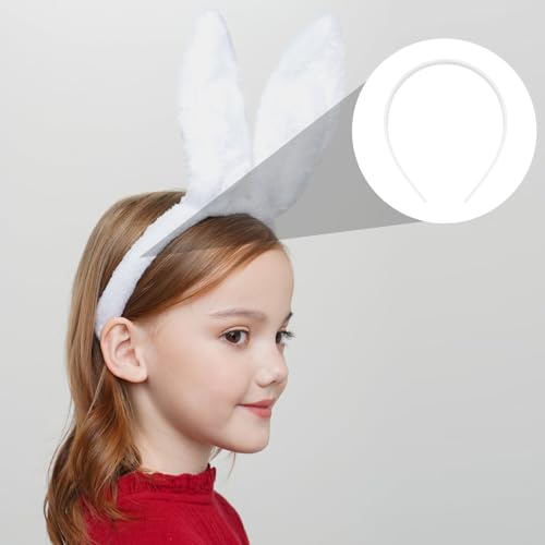 100 Pcs Bulk Headbands White Hair Band for Women Plastic Headband with Teeth for Girls Plain Hair Accessories Christmas Craft Plastic Headbands for DIY