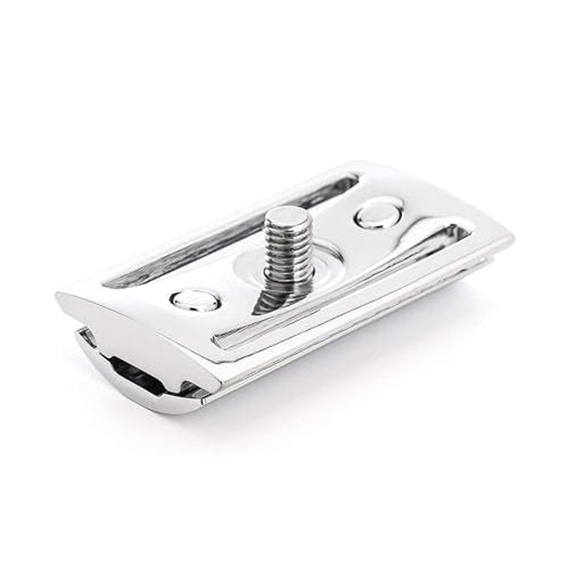 M?HLE EDITION Chrome 2-Piece Shaving Set - Classic Closed Comb R89 Safety Razor & Razor Stand ? Safety Razor Kit for Men, Shaving Razor, Straight Razor Shaving Kit for Men