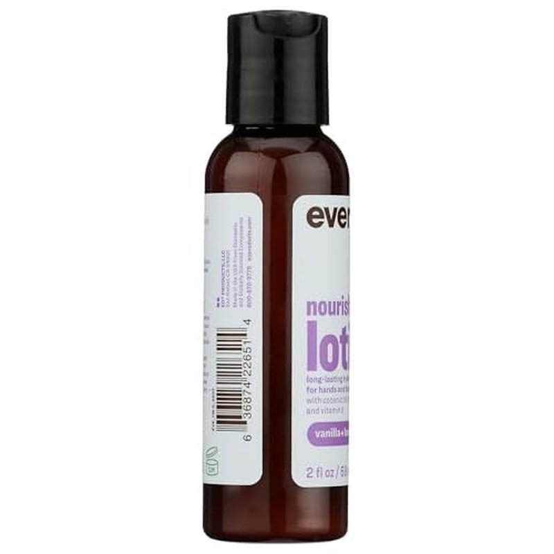 Everyone 2-in-1 Lotion for Hands/Body Travel Size: Vanilla and Lavender, 2 Ounce made with Essential Oils for Men and Women