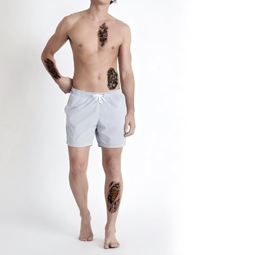 ROARHOWL Very cool machine 3D realistic fake tattoos£¬wound robot makeup Temporary Tattoos for men women (small)