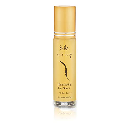 Shira Shir-Gold Illuminating Eye Serum HelpsTo Reduce Fine lines and Dark area around EyesHydrates Eye AreaSuits All Skin Types (10 ML)