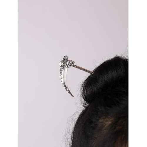 HAQUIL Reaper Scythe Hair Sticks for Bun Hair Long Hair Classic Vintage Flower Hair Sticks Women Gifts