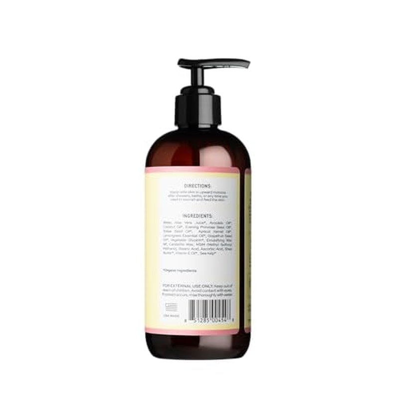 Aleavia Grapefruit Lemongrass Prebiotic Body Lotion ? Lightly Scented, All-Natural Moisturizing Body Lotion with Organic Essential Oils ? 12 Oz